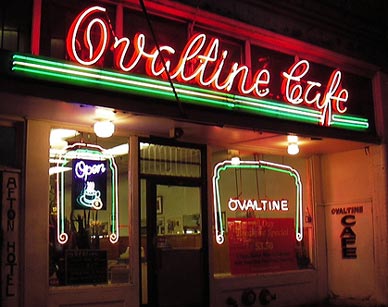 the ovaltine cafe