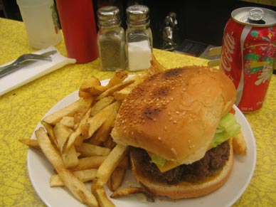 the save-on one pound cheeseburger