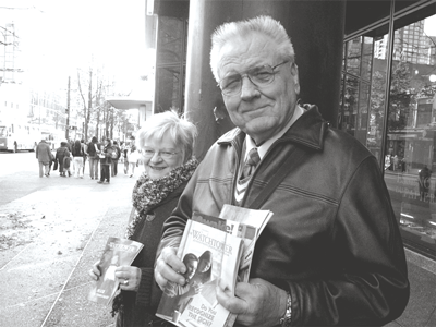 John and his wife Betty are Jehovahâ€™s Witnesses.