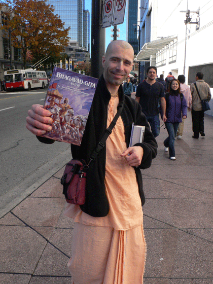 Neetai is a Hare Krishna. Heâ€™s 32.