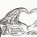 Tsunami Valentine illustration by Alan Hindle